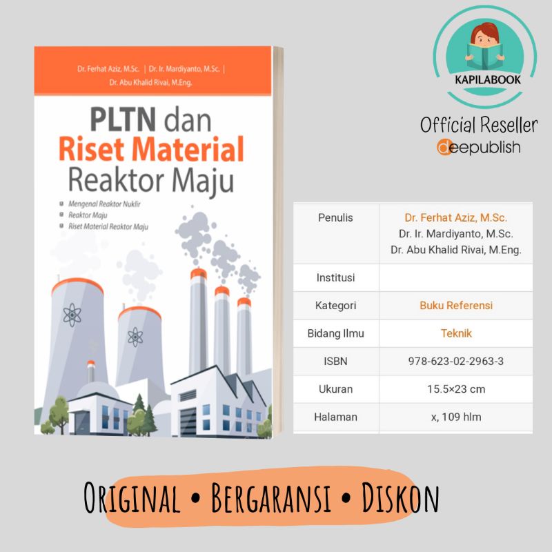 Buku PLTN dan Riset Material Reaktor Maju