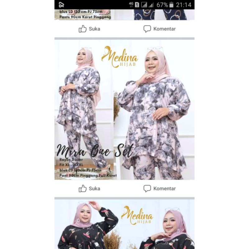 kak Mia set jumbo