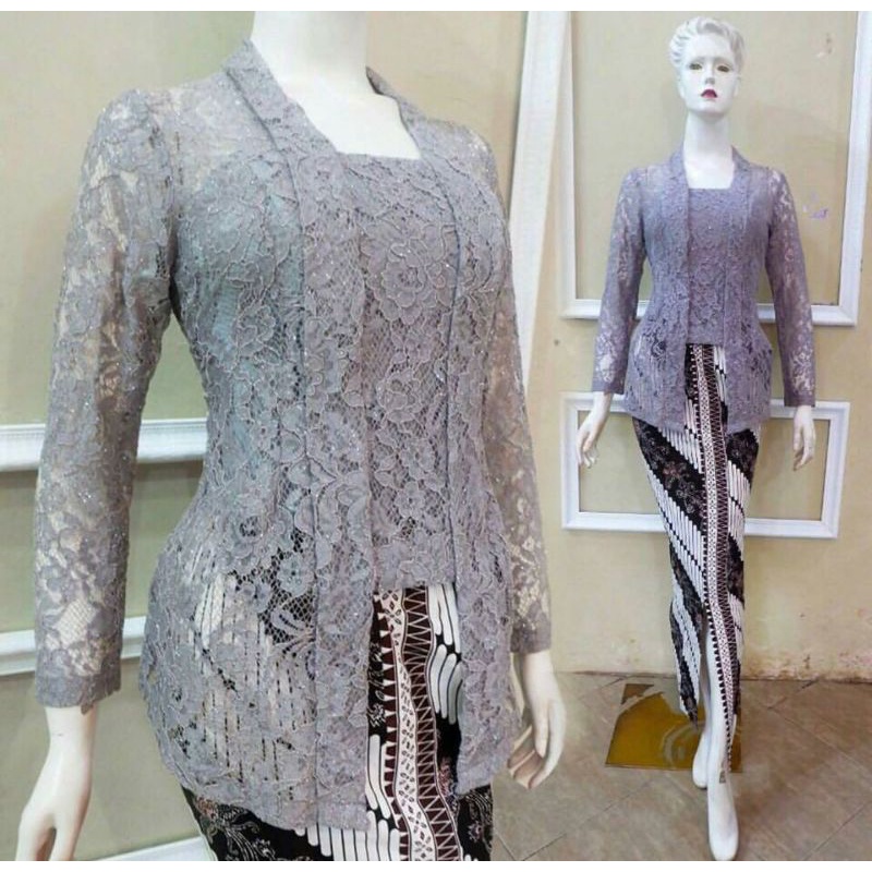 Kebaya Brokat Kutu Baru