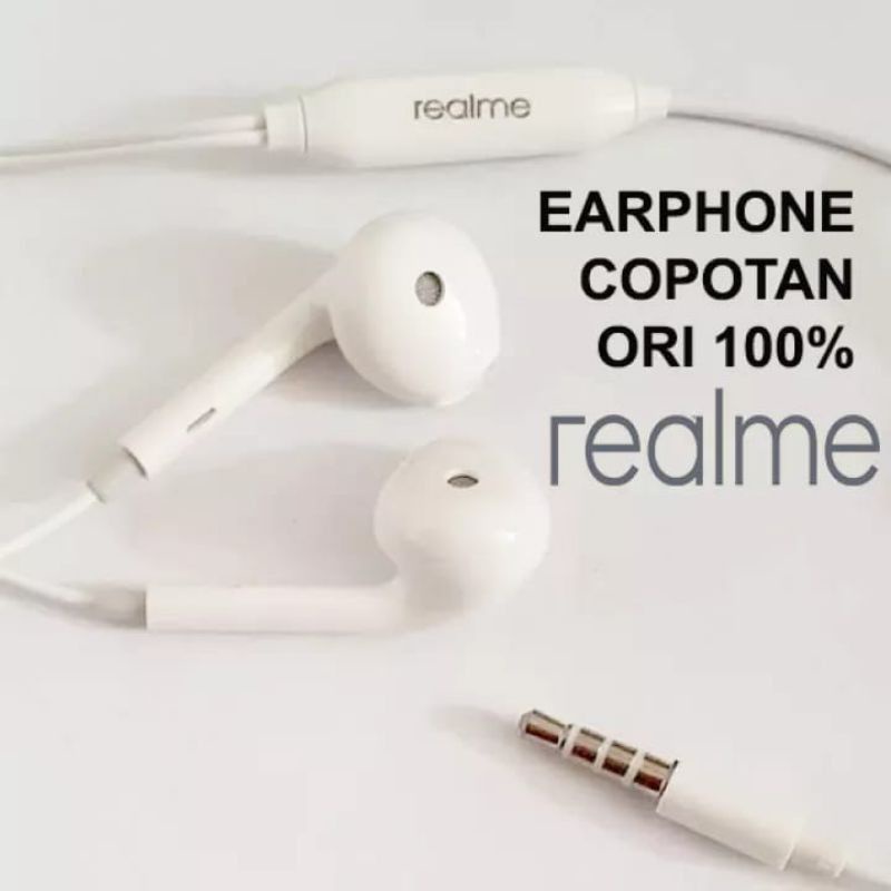 HF HEADSET COPOTAN REALME ORIGINAL