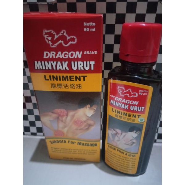 Minyak Urut Cap Dragon Liniment 60 ml