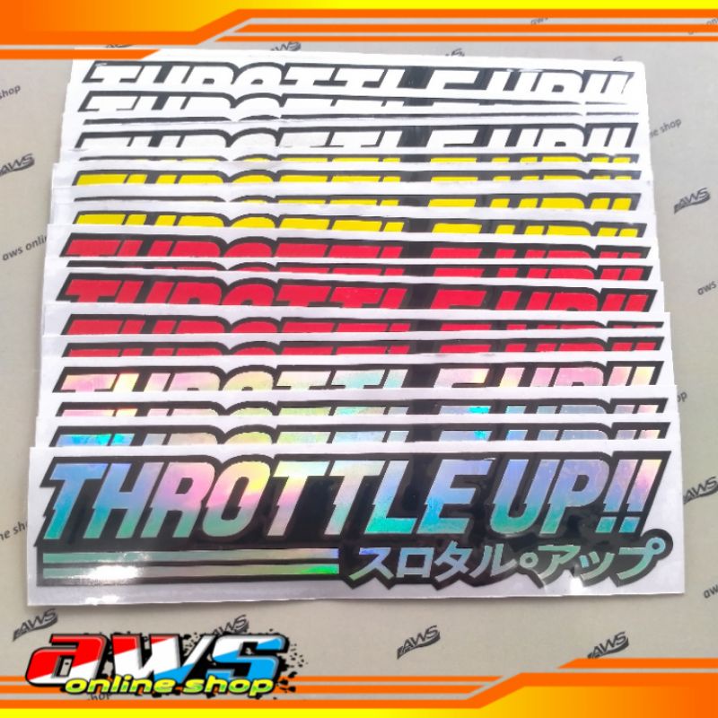 Sticker Throttleup