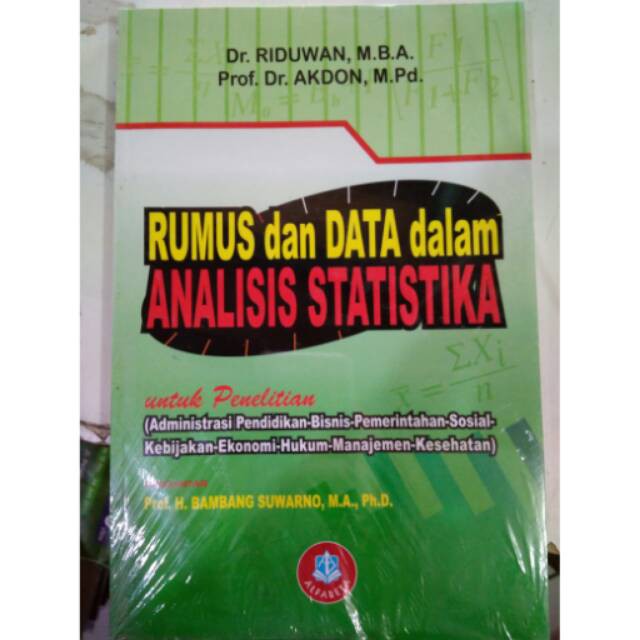RUMUS DAN DATA DALAM ANALISIS STATISTIK