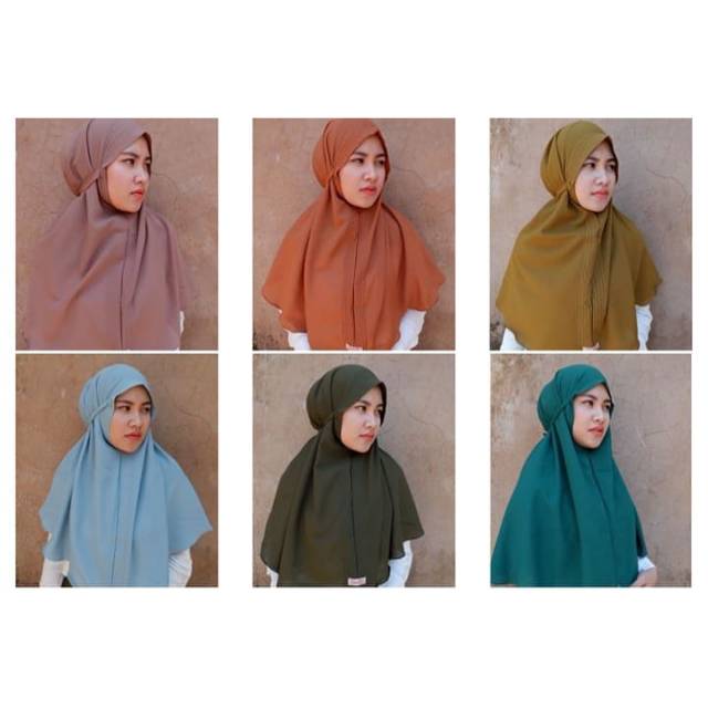 Jilbab instan tali