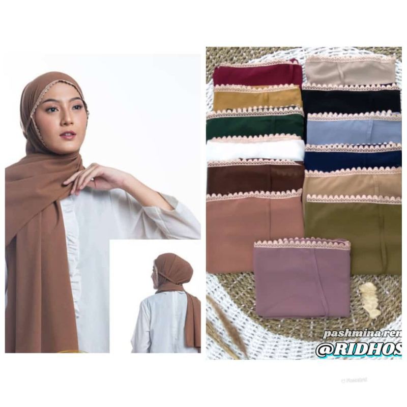 pasmina bergo renda ,3in1
