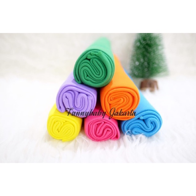Bedong bayi rainbow isi 6