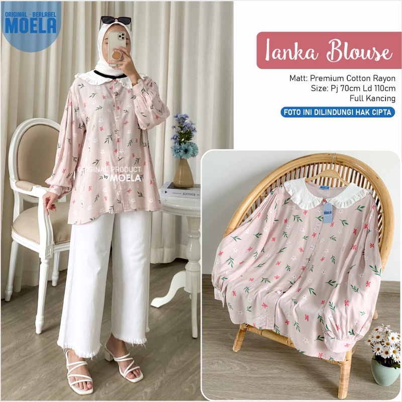 IANKA BLOUSE BY MOELA