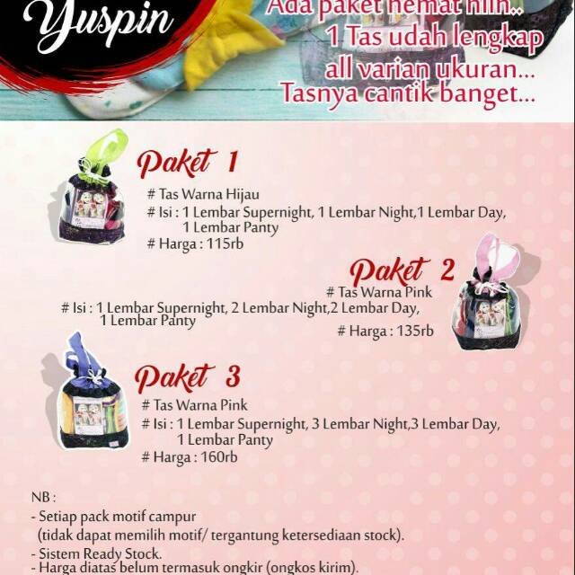 Yuspin paket hemat 3