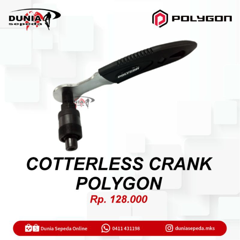 Cotterless Crank Polygon(Pembuka Chainwell)