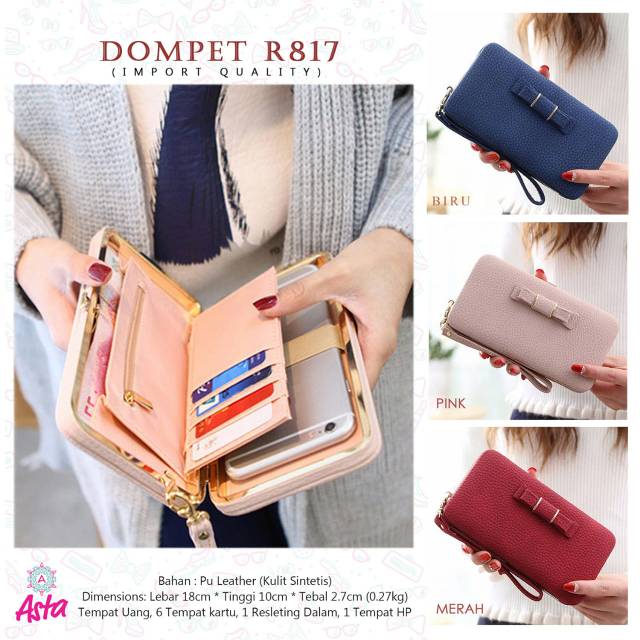 Premium Dompet Cewek Import R817