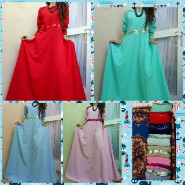 Maxi Gamis SeQuin Diamond ..