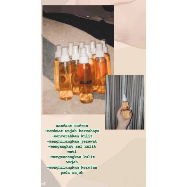 Face mist saffron by mbut