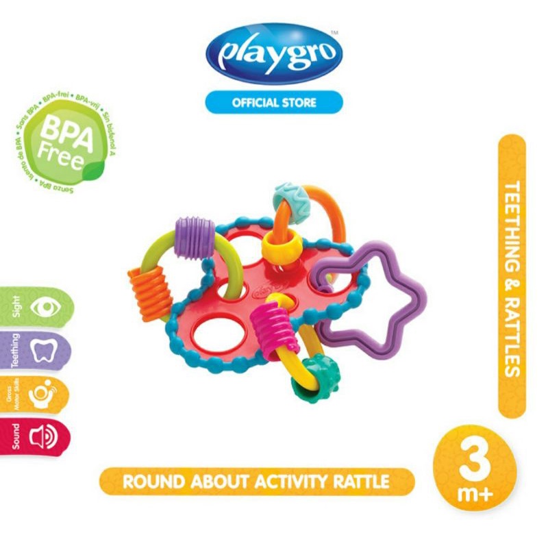 Playgro Roundabout Rattle 3m+