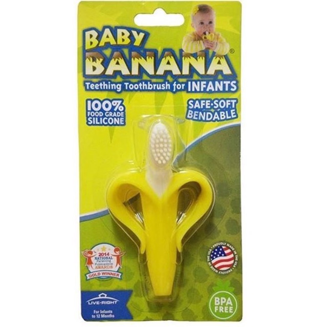 BABY BANANA TOOTHBRUSH / TEETHER
