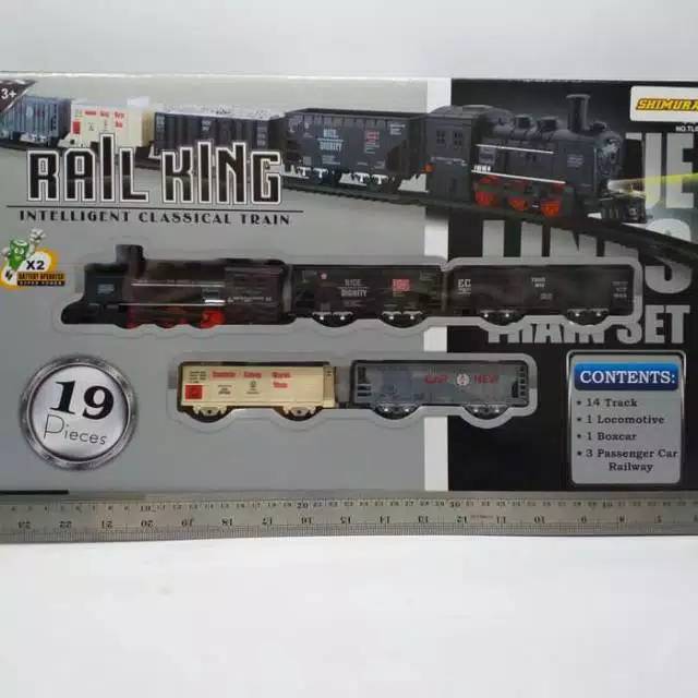 mainan kereta api railking isi 19 pcs