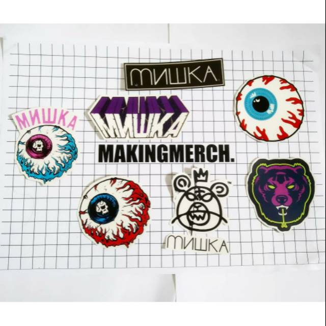 Stiker Mishka