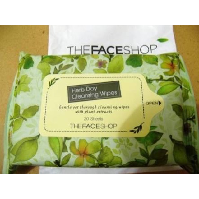 Tfs- herb day cleansing tissue 20sheets