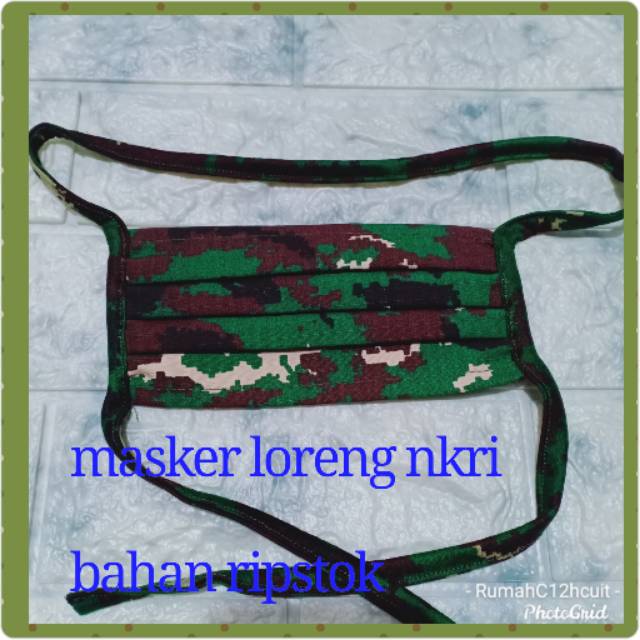 Masker loreng nkri