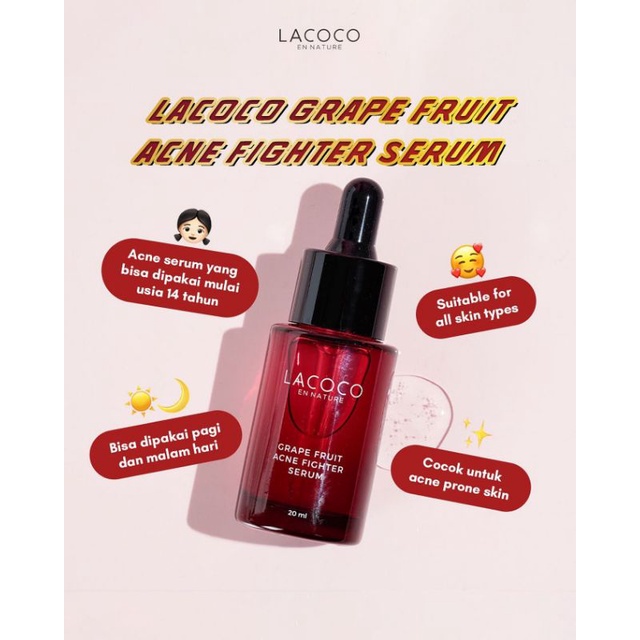 LACOCO GRAPE FRUIT ACNE FIGHTER SERUM