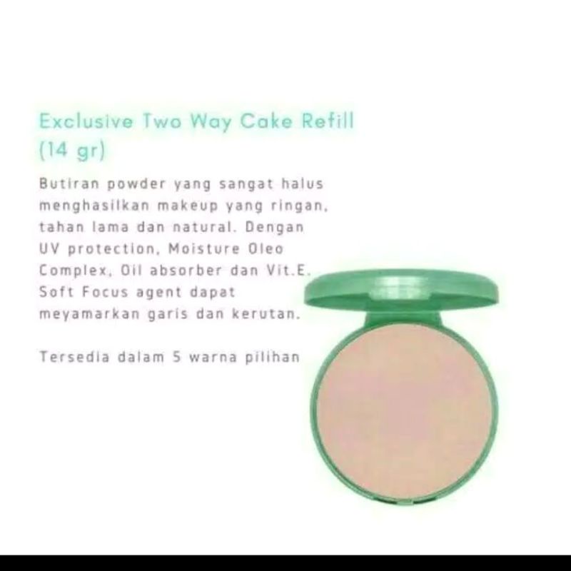 WARDAH REFILL EXCLUSIVE TWO WAY CAKE