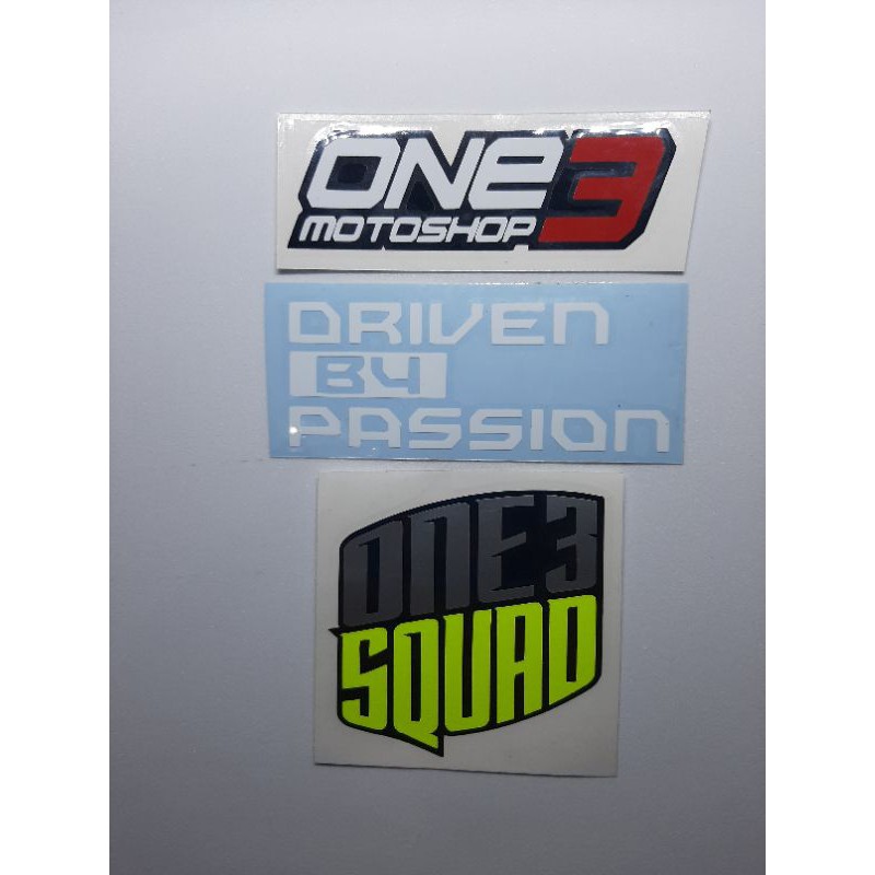 STICKER CUTTING ONE3 SQUAD UNIVERSAL