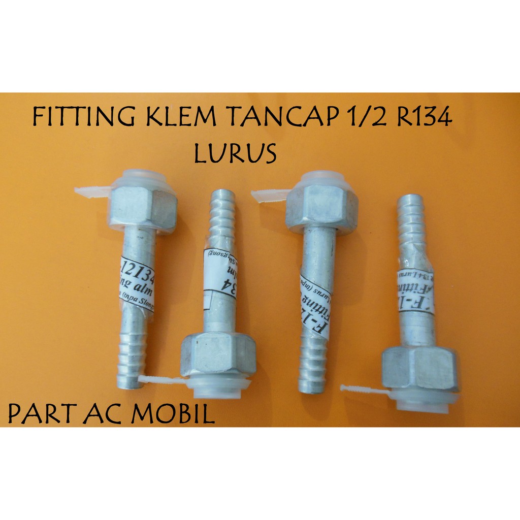 FITTING KLEM TANCAP 1/2 R134 - LURUS
