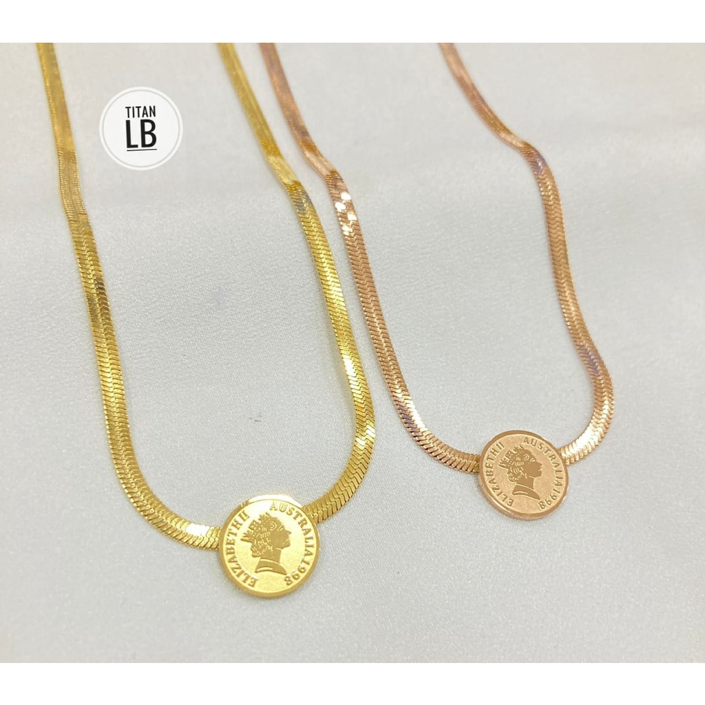 Perhiasan Kalung Titanium