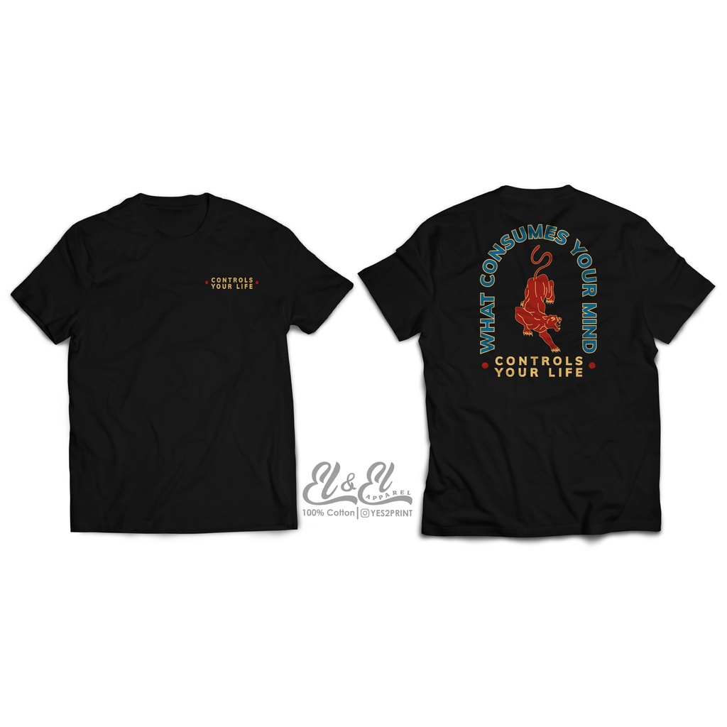 Kaos Control your life Cotton Combed