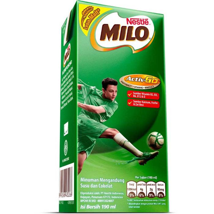 MILO ACTIV GO 190ML