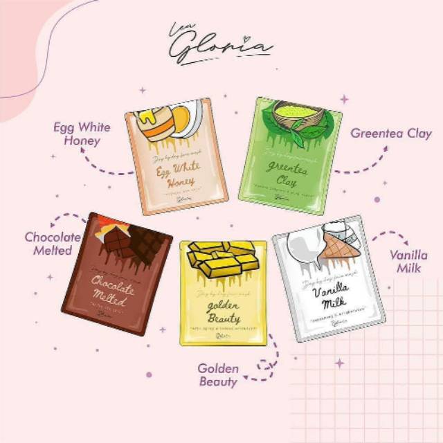 Lea Gloria masker bubuk