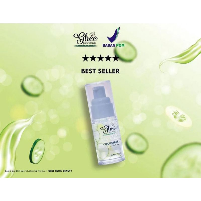 (cod) gbee glow beauty cucumber jelly face