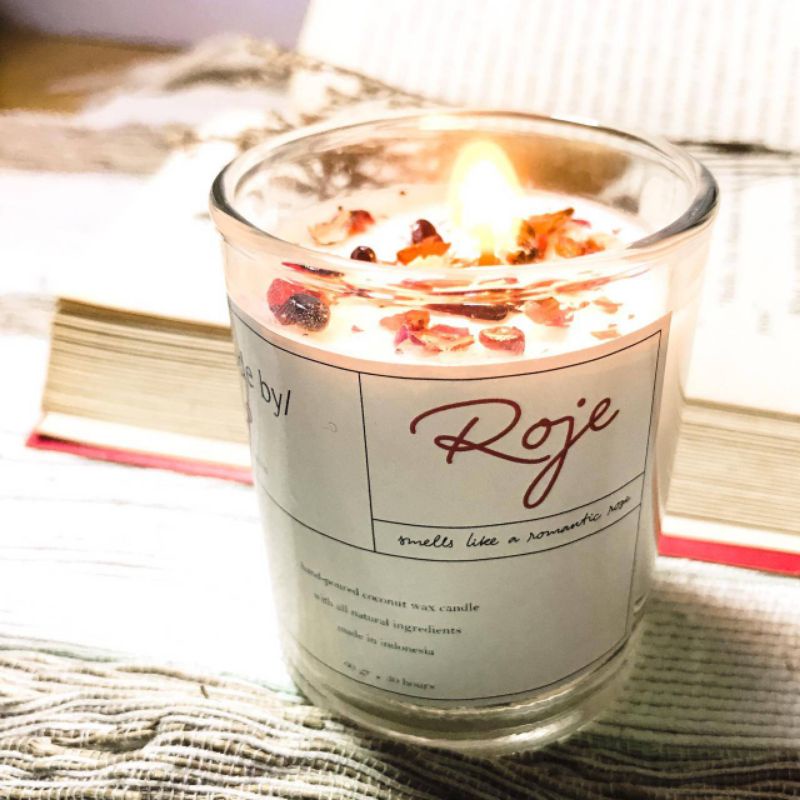 scented candle / lilin aromaterapi "ROJE"
