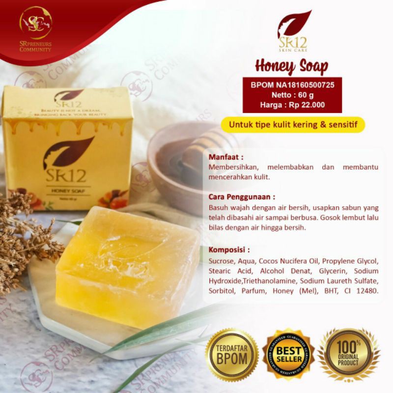 KULIT KERING.... DON'T WORRY.... ada ~HONE SOAP SR12~