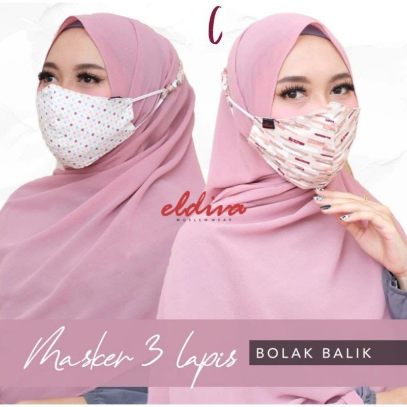 Masker Eldiva 3play