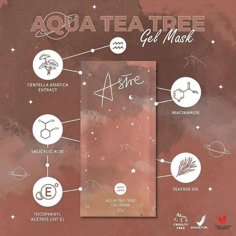 Aqua Tea Tree Gel Mask