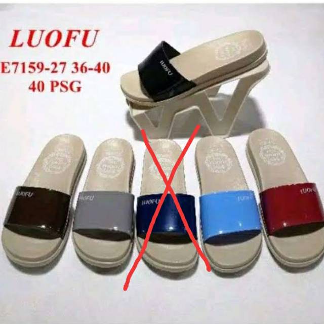Sendal slop luofu