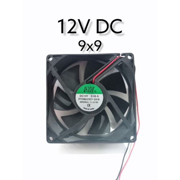 Kipas power DC 12v 9x9