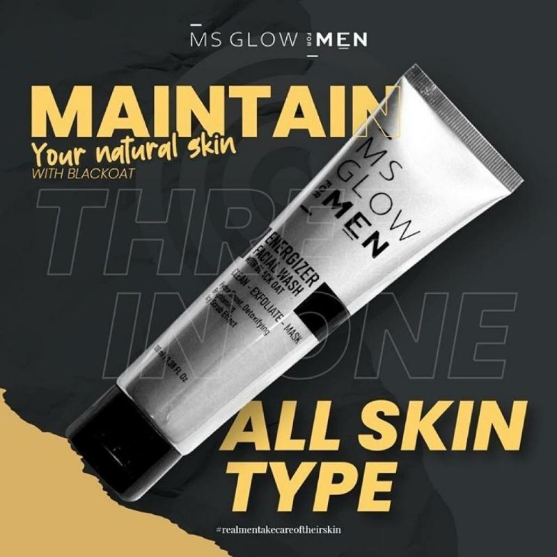 FACIAL WASH MSGLOW FORMEN