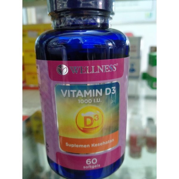 wellness d3 1000iu 60sofgel