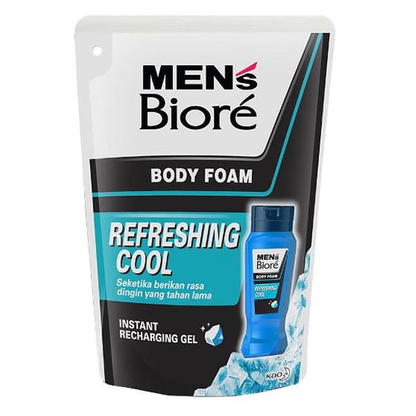 Biore Bf Men Refreshing Cool Pouch 450 Ml