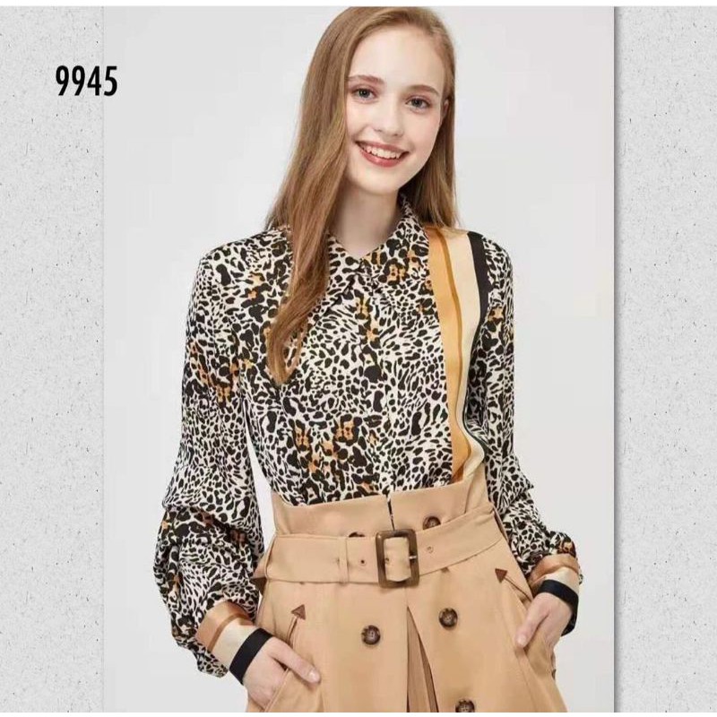 Kemeja Leopard Macan Import