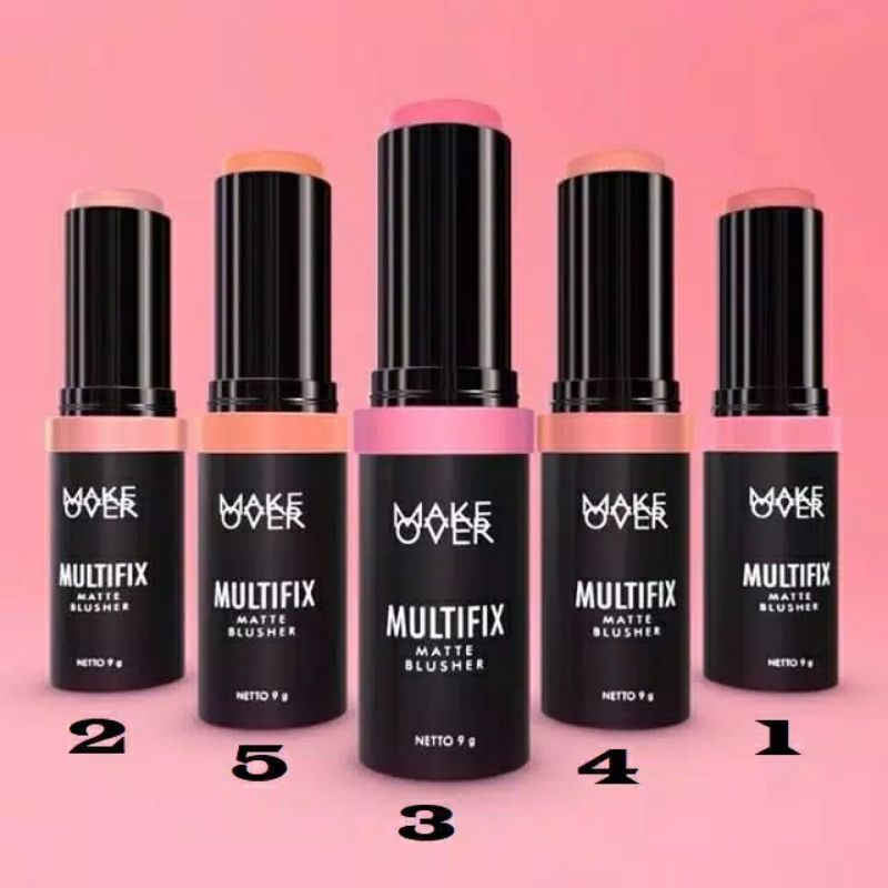MAKE OVER MULTIFIX MATTE BLUSHER