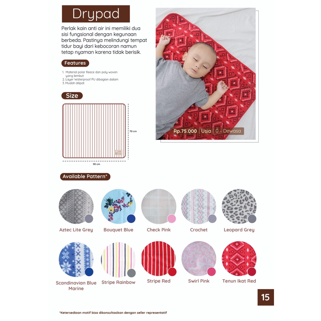 DRYPAD CUDDLEME PERLAK