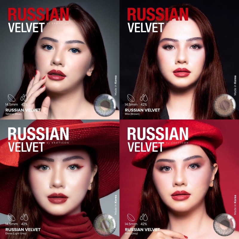 SOFTLENS RUSSIAN VELVET (NORMAL S/D -6.00)