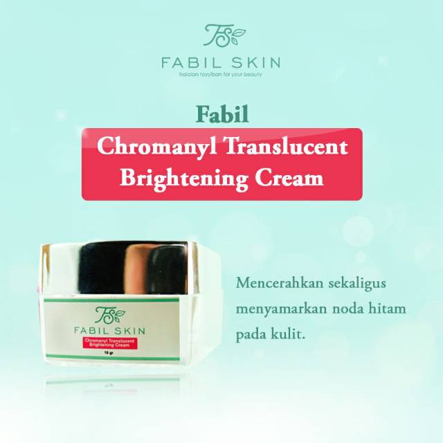 Fabil chromanyl translucent brightening cream