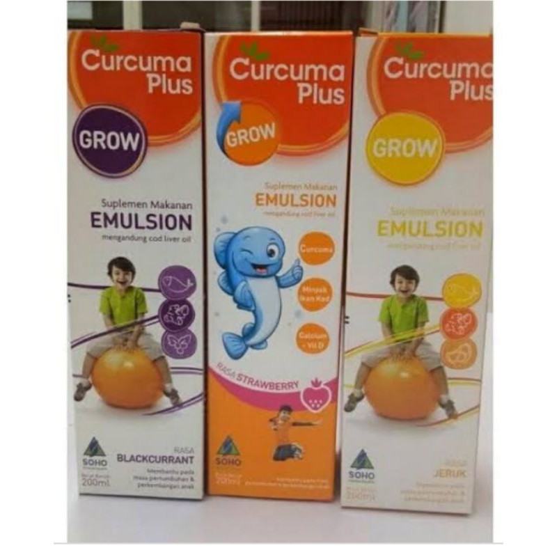 CURCUMA PLUS GROW EMULSION SYRUP - 200/60 ML