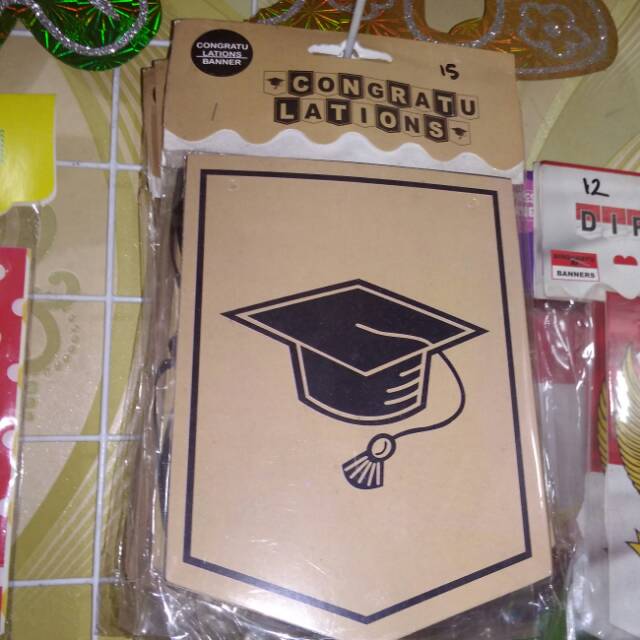 Banner Wisuda Congratulations