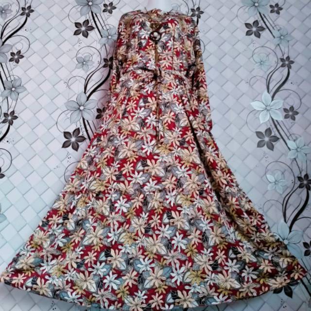 Gamis haiget bunga trendi