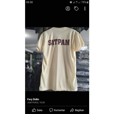 kaos satpam
