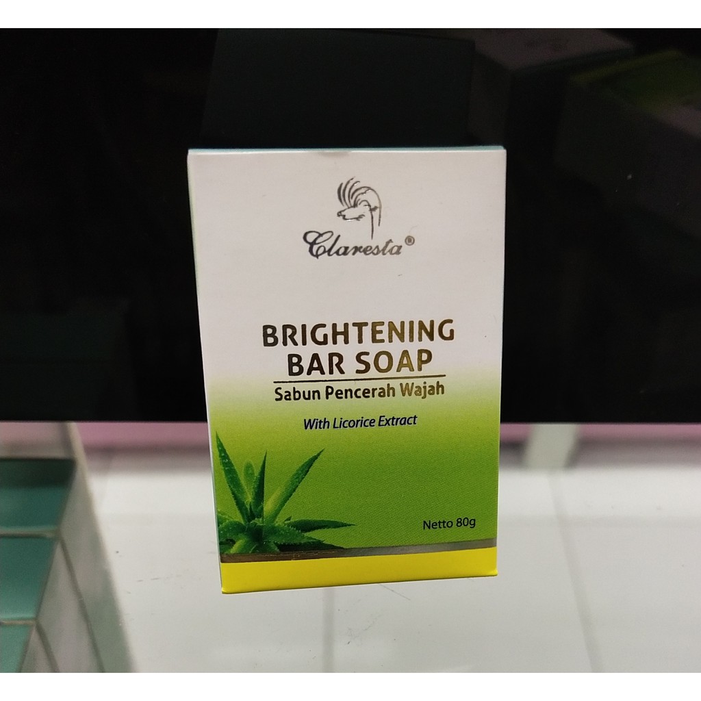 claresta brightening bar soap